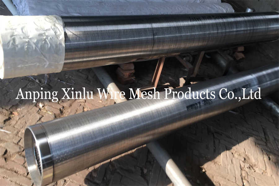 Johnson Wedge Wire Wraped Continuous Slot Strainer Pipe From Xinlu Metal Wire Mesh