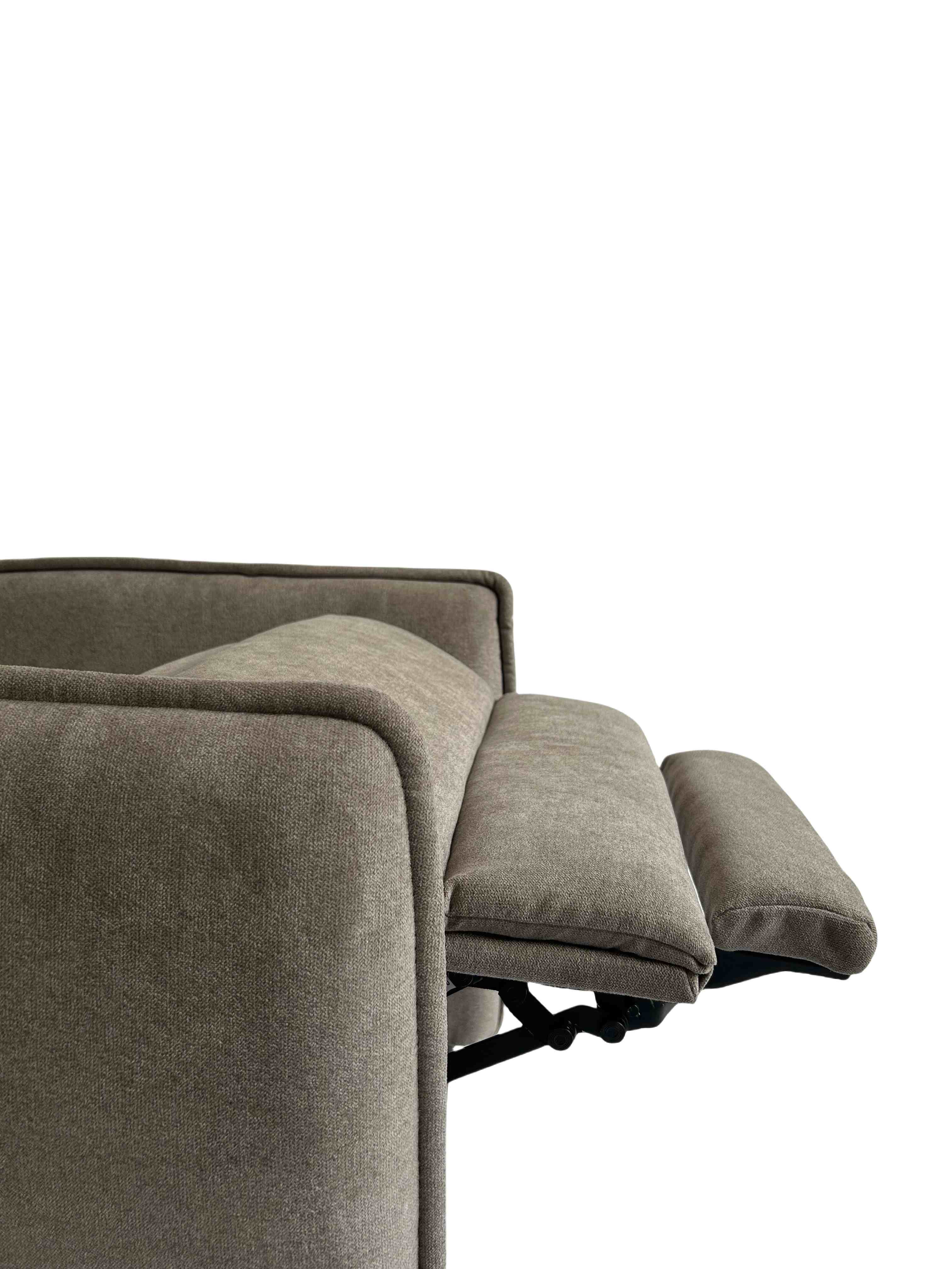 Single Push Back Recliner Chairs Great Comfortable fabric Living Room Sofa Style Modular With Cheapest Price