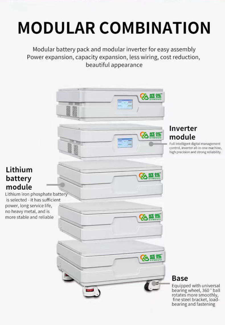 Home Kit 5kw Solar Integrative Power System Backup Battery 3kw