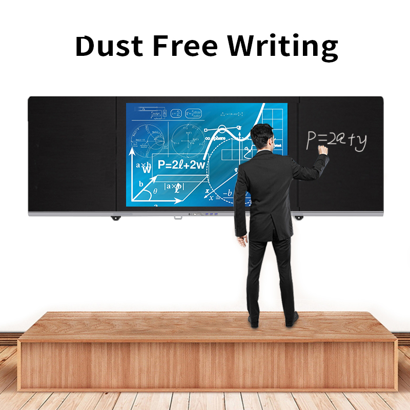 OEM Teaching Touch Screen Technology Nano Blackboard Mounted On The Wall