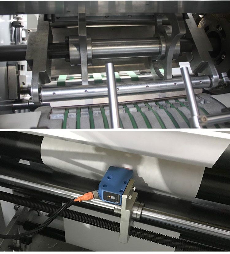 Fully Automatic Square Bottom Bread Paper Bag Machine 380-1050mm Roll Width