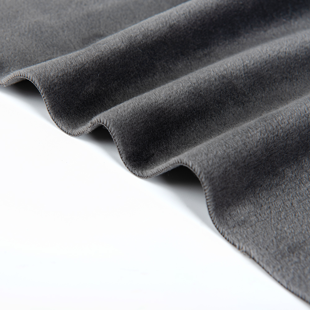 Short Plush Velvet Fabric 95%Polyester 5%Spandex Elastic Customized Color Plain Style