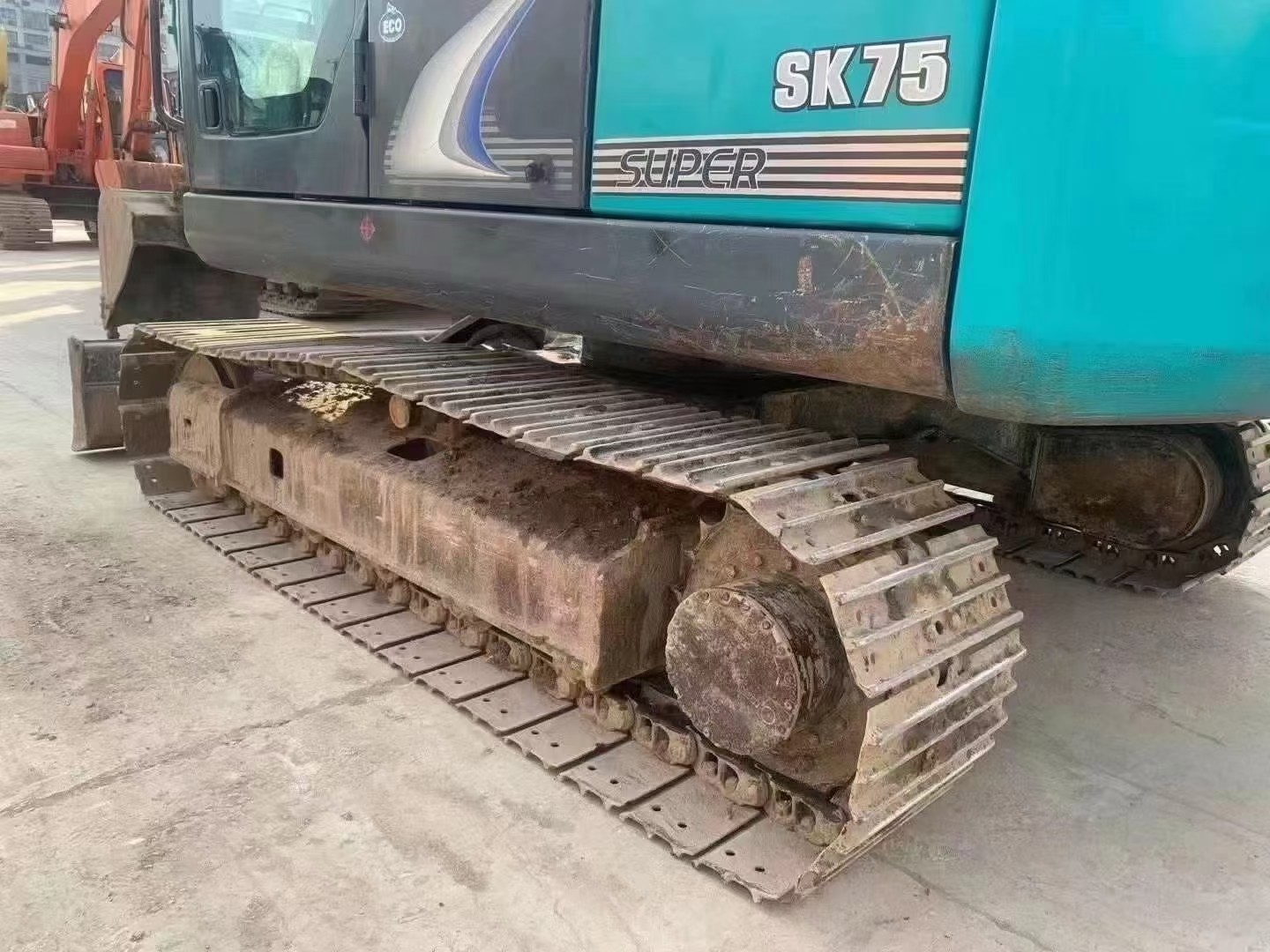 Original Kobelco Used Excavator SK 75 Earth Moving Machine 7 Ton