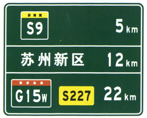 Guide Road Sign Disc High Speed Way Place Sign Sheet Maker Direction Aluminium Sheets Distance Signs Board For Sale