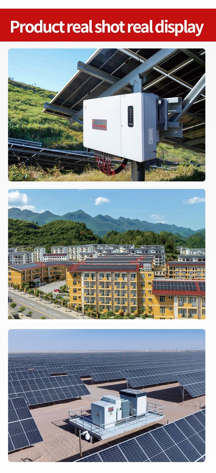 Domastic Home Use Three Phase Inverter and Battery Together Fo Solar Panel