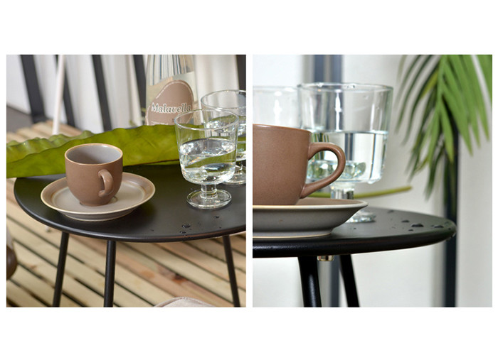 Kd Design 40x45cm Metal Round Coffee Tables Contemporary For Living Room