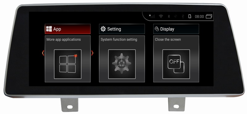 Ouchuangbo car mp3 player for 5er M5G30 G31 G38 F90 6er G32 EVO support BT MP3 mirror link android 8.0 OS 4+32