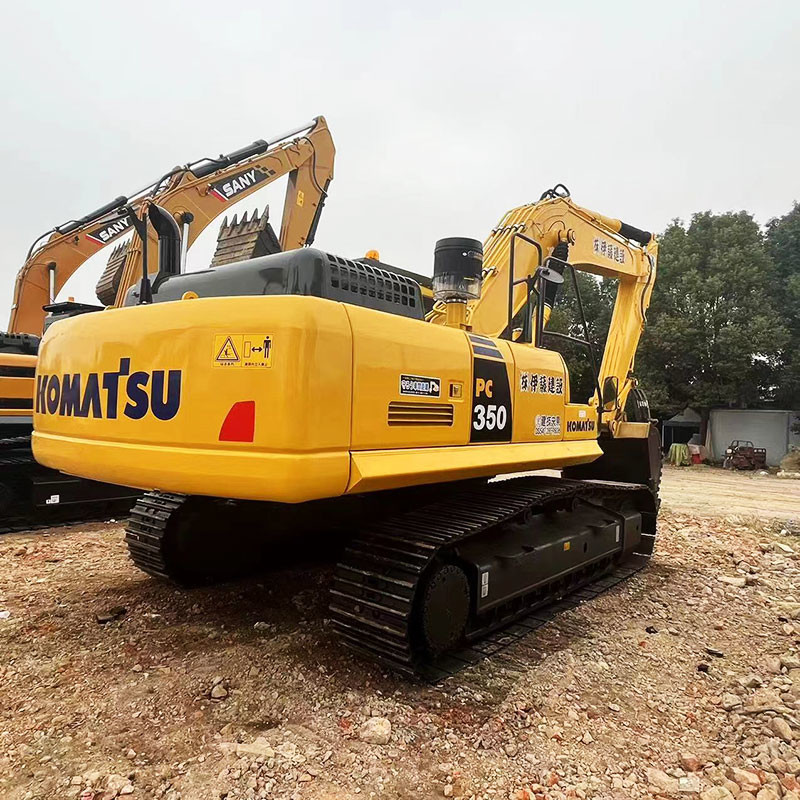 Used large size Komatsu PC350-7 Excavator 184kw Rated Power 1.4m³ Bucket Capacity original