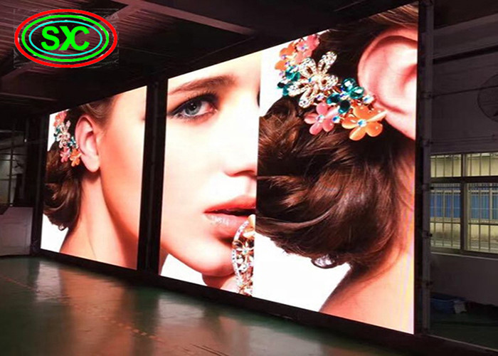 27778 dots/m² Hanging Mobile P6 Led Video Wall Rental Aluminum Die Casting