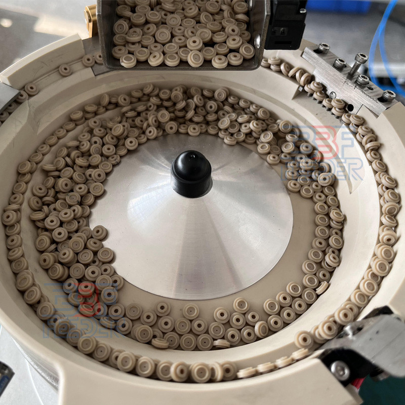 Electromagnet Vibratory Bowl Feeder Silicone Parts Hopper Vibrating Bowl Feeder
