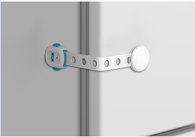 Innovation Robort Child Safety Cabinet Locks Adjustable White Color