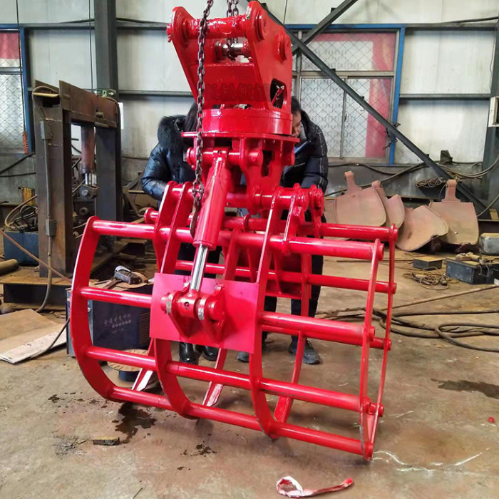 ODM Hydraulic Grapple For Excavator Grapples Cotton 8 Teeth