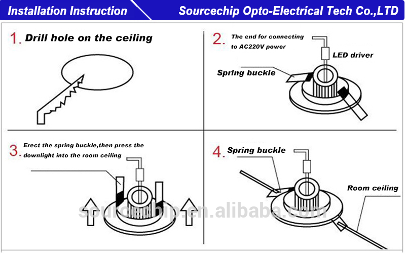 25w 8 inch recessed led down light wholesale sales