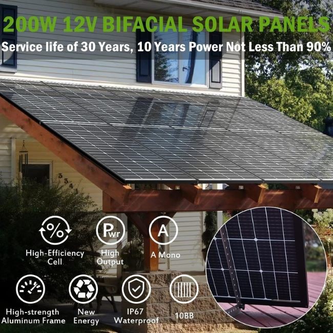 550W Green Flexible Mono Solar Panel For Home 182mmx182mm 27.5kg