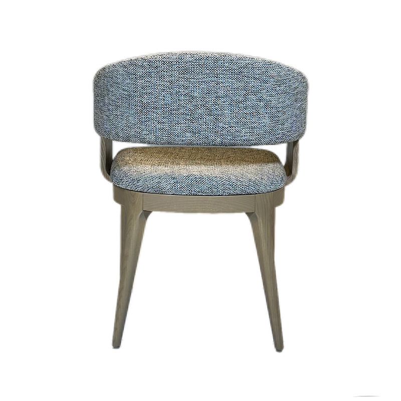 Wholesale Northern Europe Solid Wood Fabric Chair for Restaurant Dining Room Home
