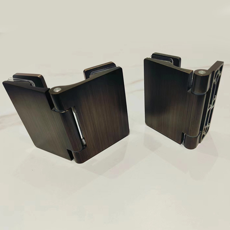 Stainless Steel Casting Shower Door Clamp Hinge Rustproof Flexible