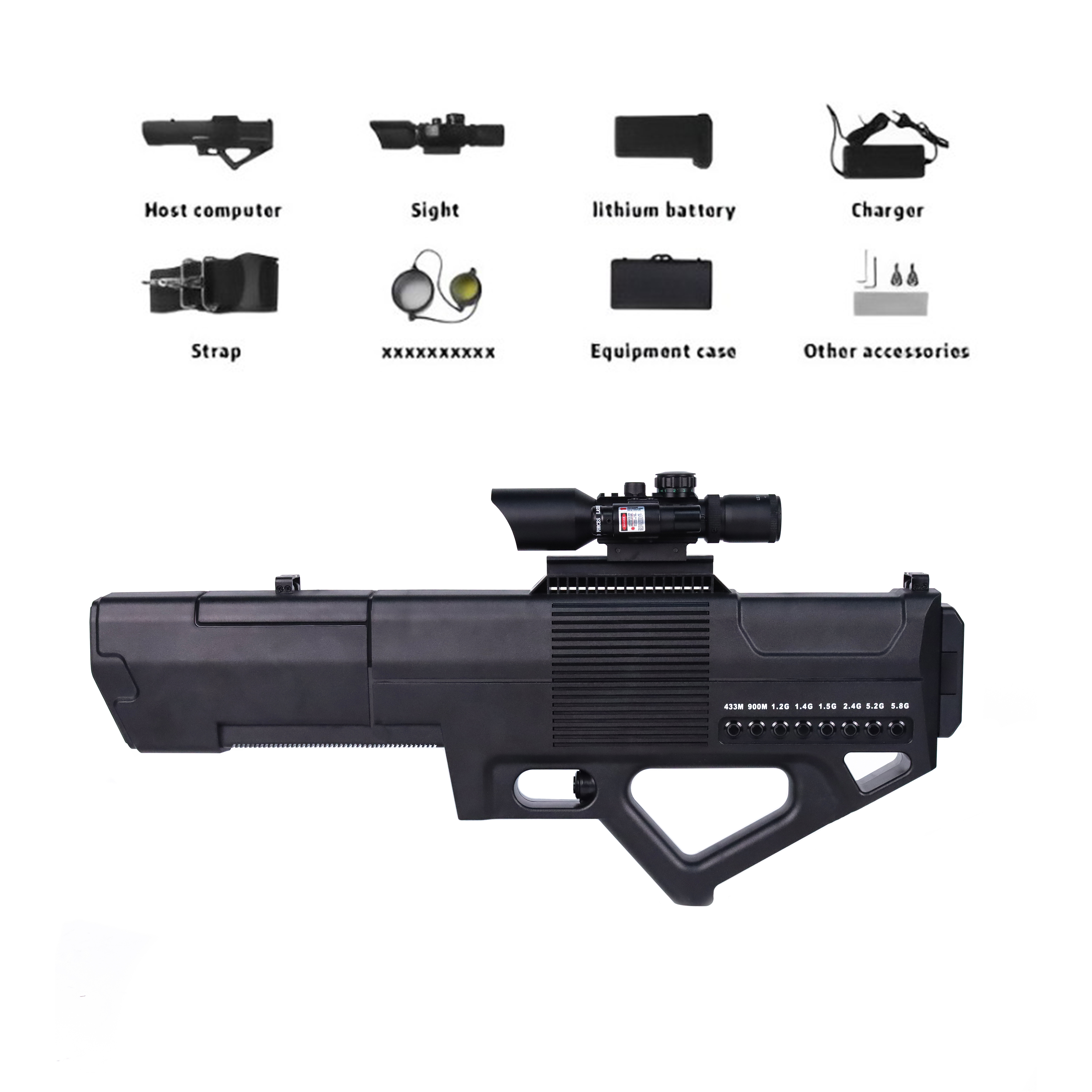 6 Channel Anti Drone RF Frequency Blocker Radio Frequency Jamming Devices 24V 10A