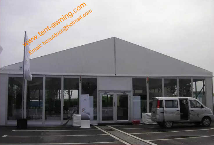 White Marquee Tent Large Aluminum Structure Waterproof Exhibition Event Tents