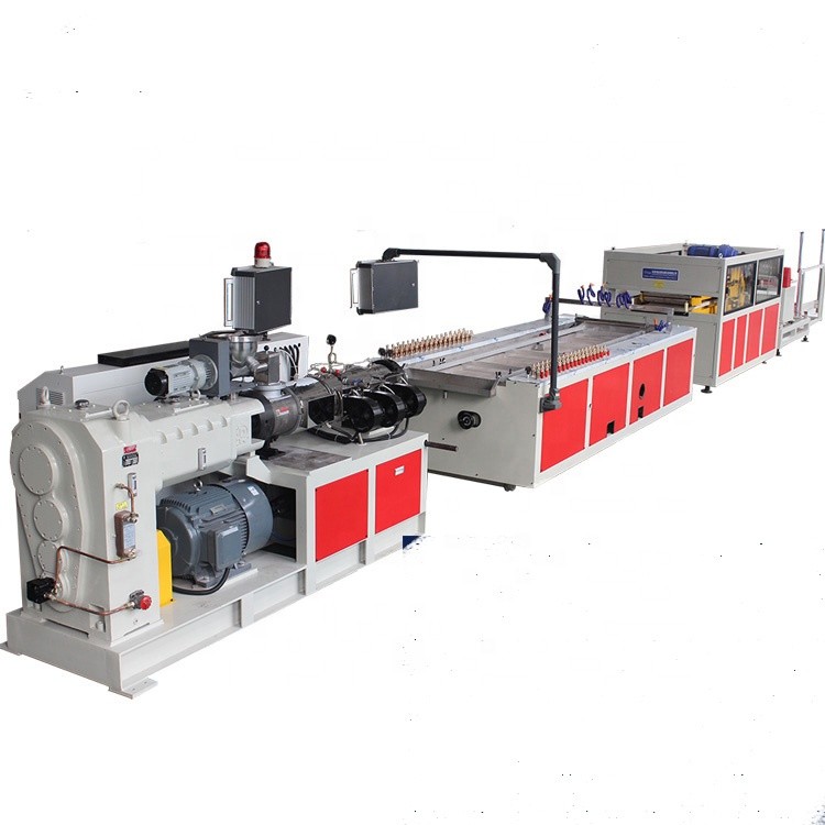Wall Panel Production PVC Profile Extrusion Line / WPC Profile Extruder Making Machine