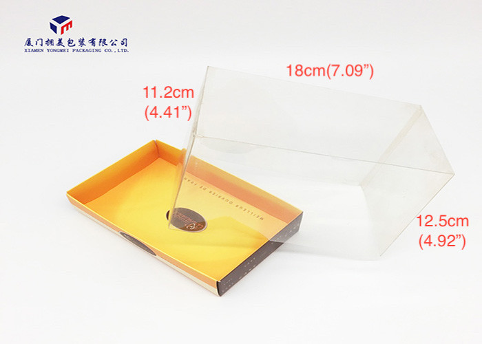Clear PVC / PET Cover Custom Plastic Box Packaging Light Weignt Display Paper Tray