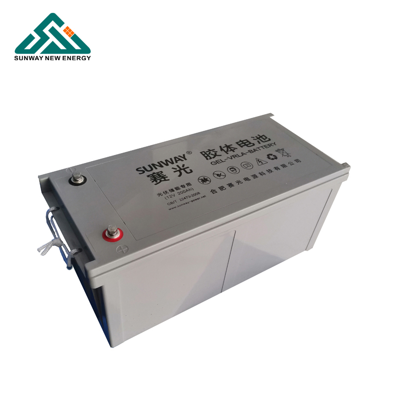 Chargeable 12V 200ah/250ah Long Life Solar Lead Acid Gel Battery for Superior Material