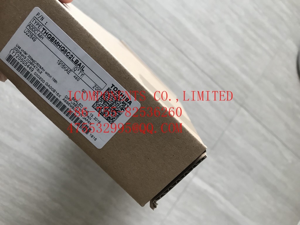THGBMJG8C2LBAIL Toshiba eMMC Flash Card 32G-byte 3.3V Embedded MMC 153-Pin WFBGA