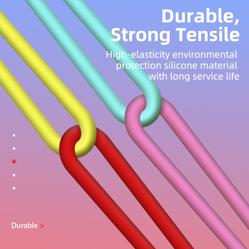 Magnetic Fast Charging Cord USB Cable For Phone Liquid Silicone