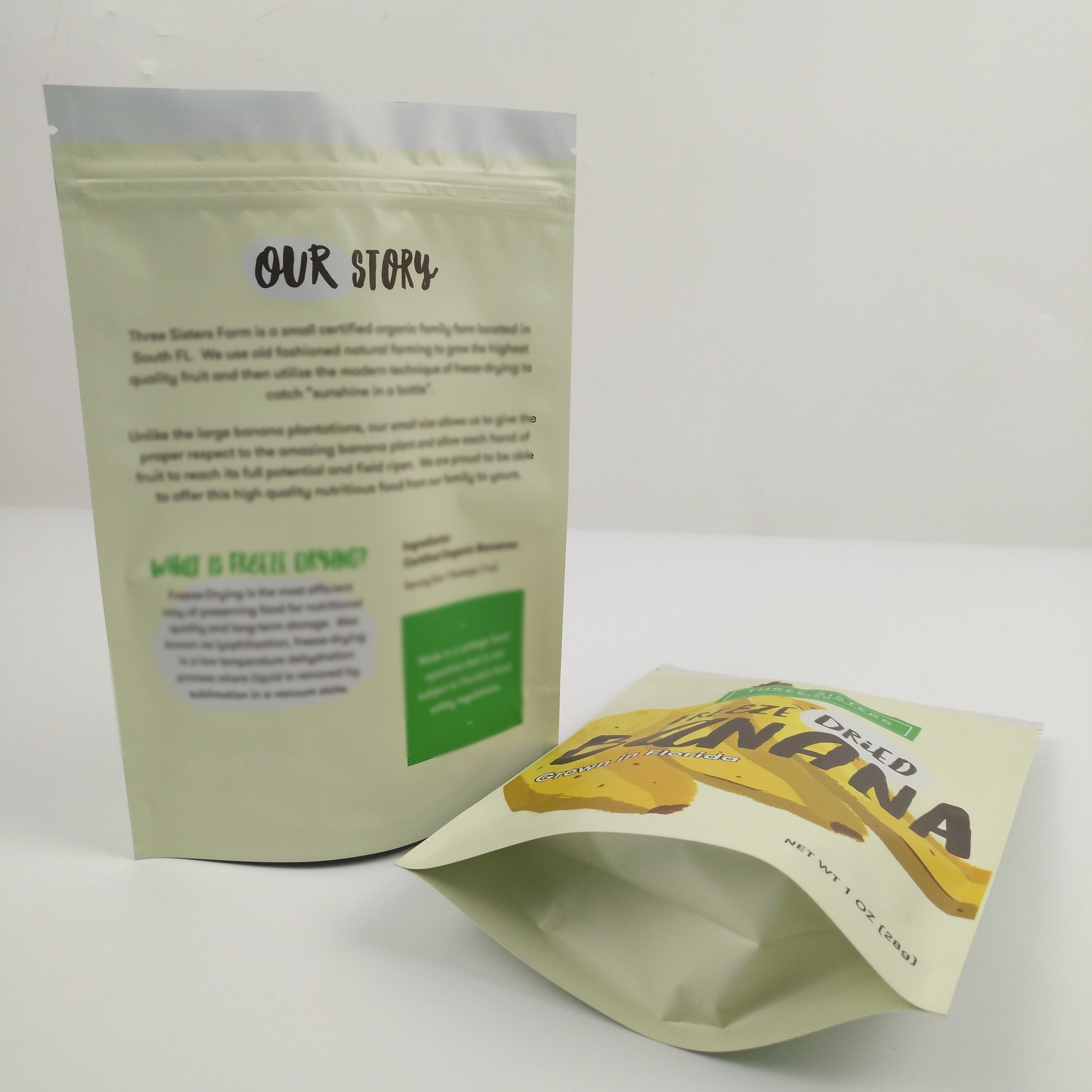 Colorful Printing Matt Finish Customized Size and Design Needs Aluminum Foil Mylar Doypack