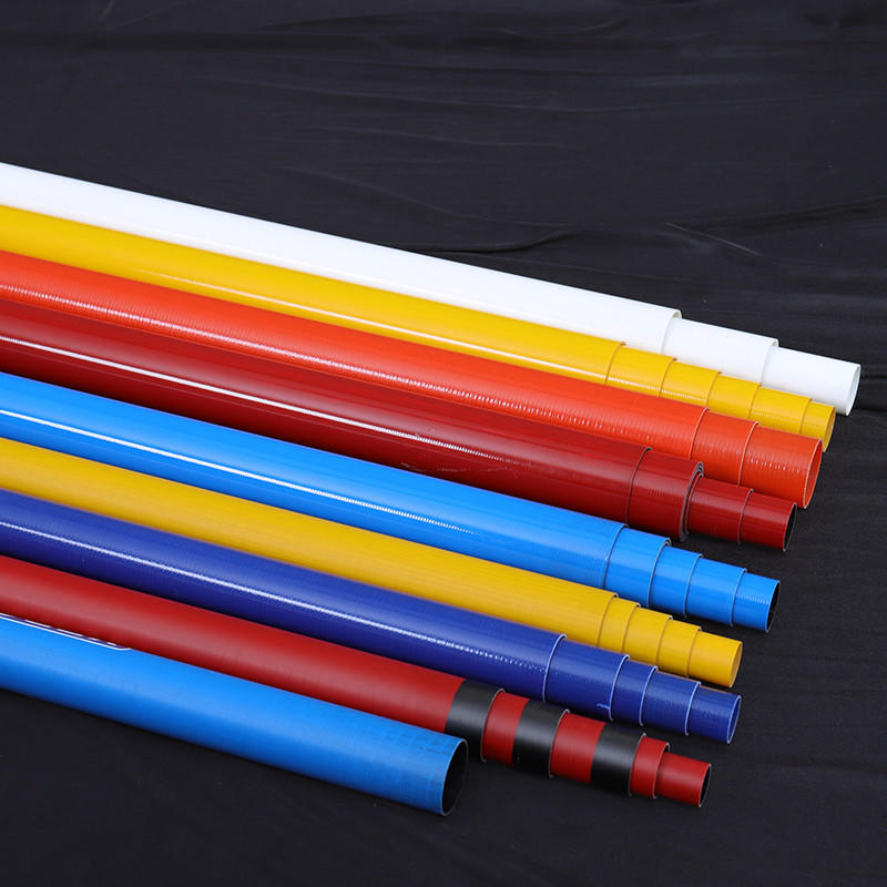 Colorful Extendable Fibreglass Pole 8.5mm 14mm 28mm Collapsible Fiberglass Pole