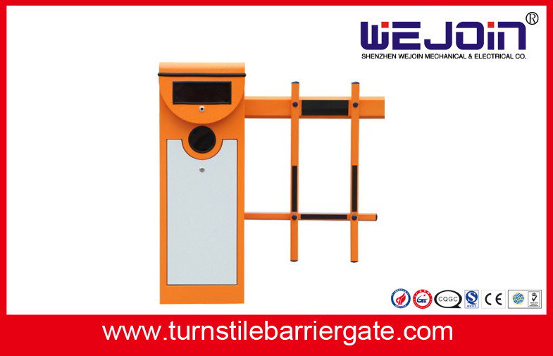 IP54 Protection Car Park Barrier System , Automatic Boom Barrier AC Motor 80W 24V