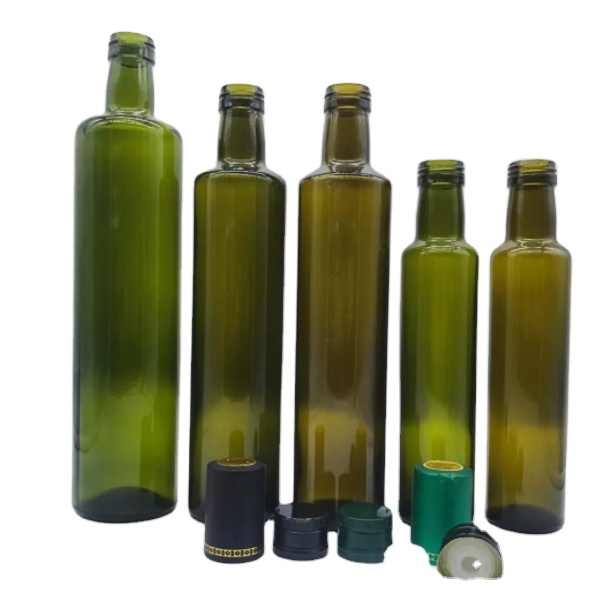 Customized Size Glass Olive Oil Bottle for Hair Oil 100ml 250ml 375ml 500ml 750ml 1000ml