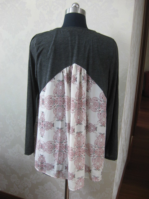V Neck Womens Plus Size Dressy Tops Soft Touch 80% Polyester 20% Rayon