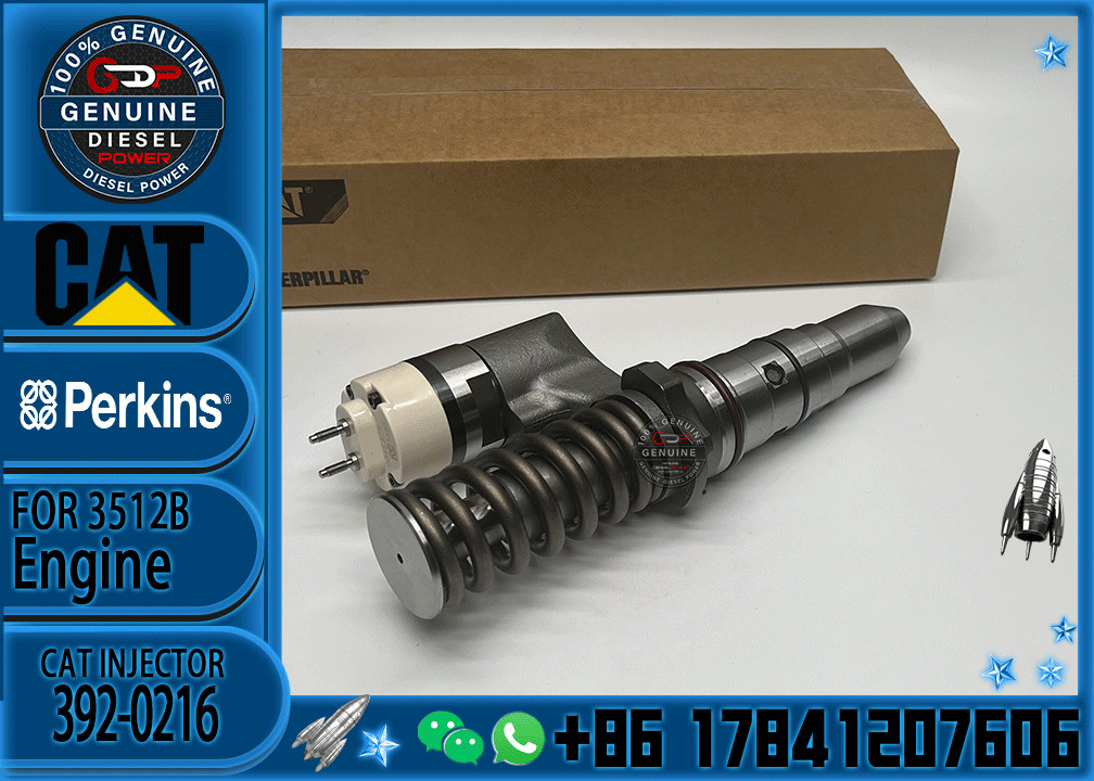 Cat Excavator 3512B/3512C/3516C engine spare parts fuel system oem common rail fuel injector 392-0216 / 20R-1277