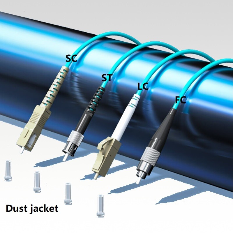 0.9mm LSZH Multimode OM3 Fiber Optic Patch Cord