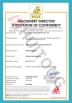 Guangzhou Huitong Machinery Co., Ltd. Certifications