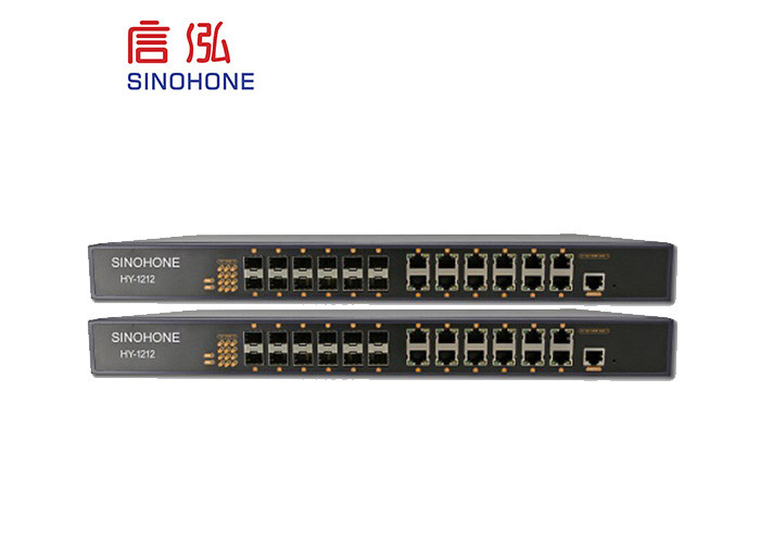 24 Port Fiber Optic Switch Industrial Ethernet Gigabit Switch Support PTN