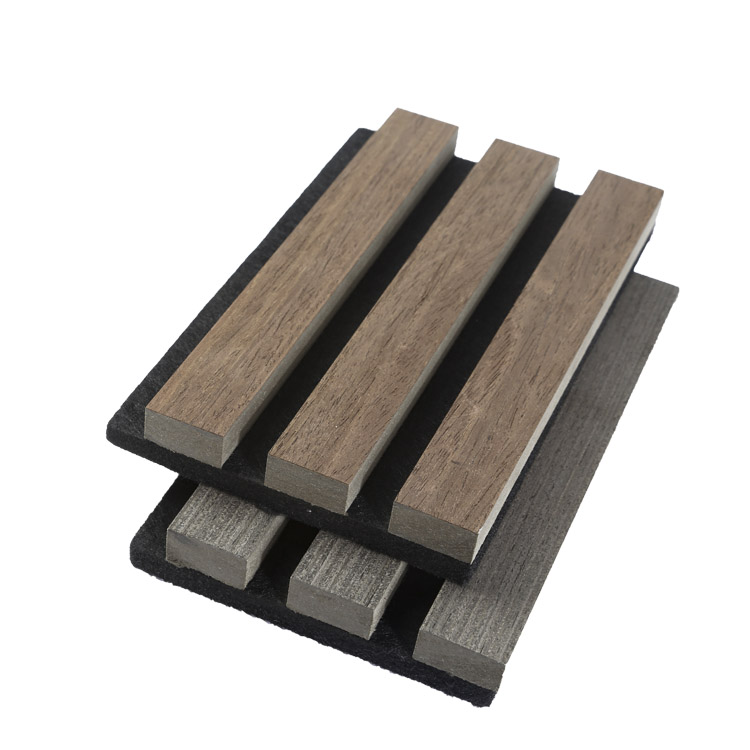 Wood Slats Akupanel Wall Wooden Slatted Acoustic Panels for Decoration in HPL Finish