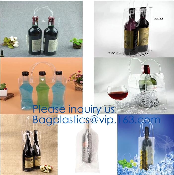 Zip lockk bottom leakproof reusable wine bottle protector 3 pack bubble travel protective bag,USA Amazon WineSkin Protecto