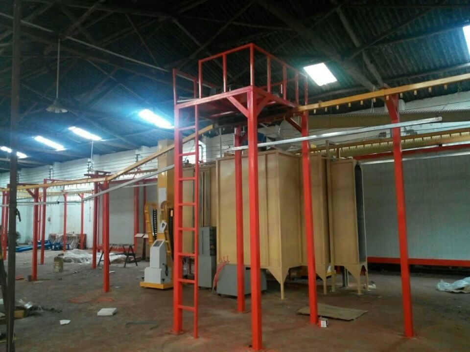 Enclosed Heavy Duty Conveyor Chain Overhead For Powder Coating Oven Line
