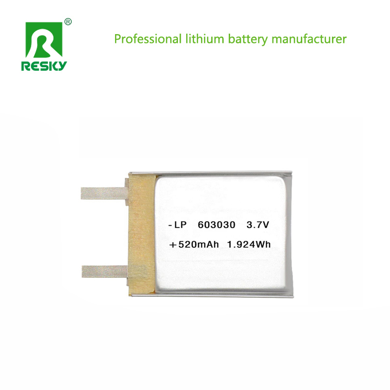 Lithium Polymer Battery Cell 3.7V 603040 750mAh Rechargeable Batteries For 3D Lamp