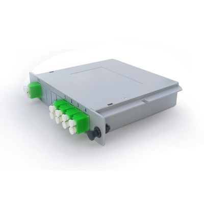 Customized Fiber Length Fiber Optic PLC Splitter Module 2x8 Cassette Card