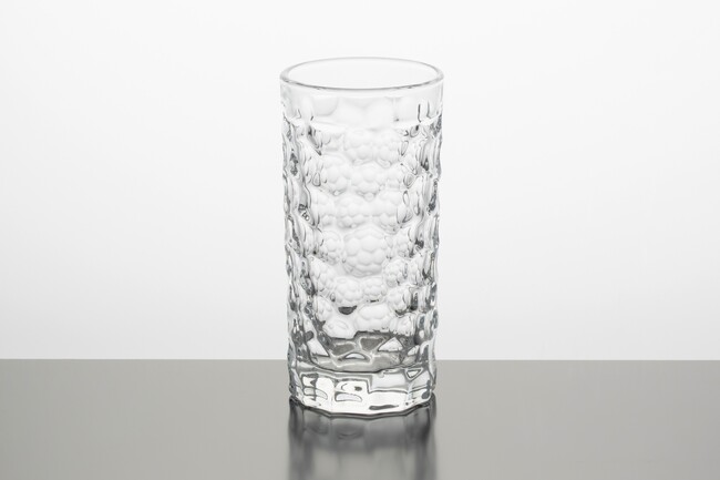 Crystal Highball Glass Drinking Cups 320ml Pressed Tumblers 11.2Oz Lead Free