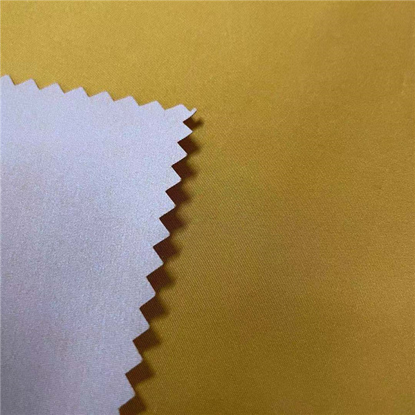 Imitation Memory Cloth Fabric 75DX75D 115gsm 150cm White PU Waterproof Fabric