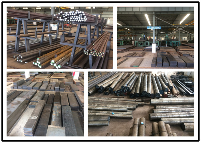 Prehardened Hot Rolled Steel Bar 1.2738 / P20+Ni Grade Hard Chrome Plated