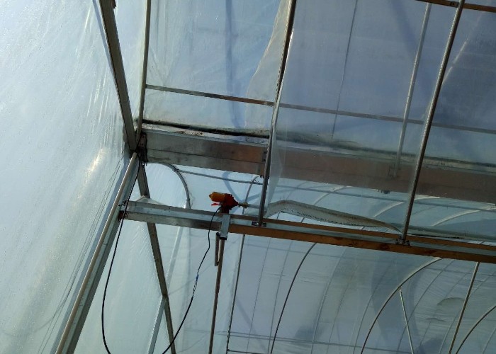 6 Foot 8 Foot Double Roof Arch Muliti Span Film Greenhouse Keep Warm For Tomatoes