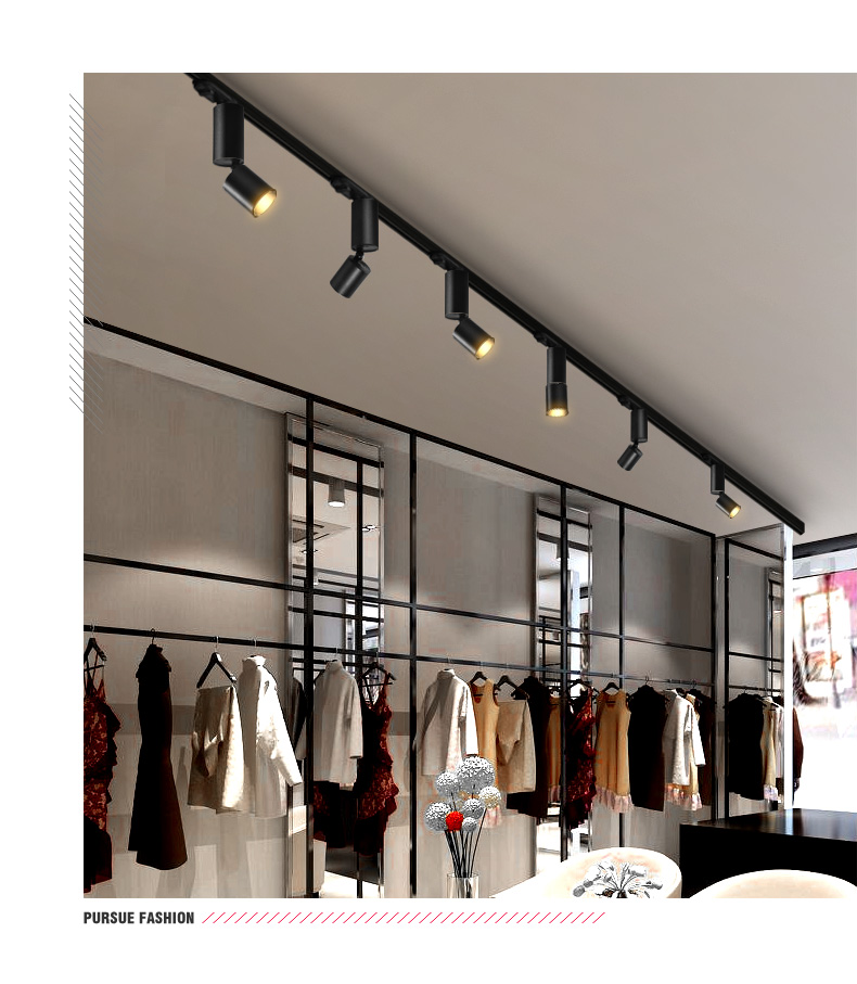 Dining Room Adjustable Track Lighting , Surface Mounted Modern Led Track Lighting