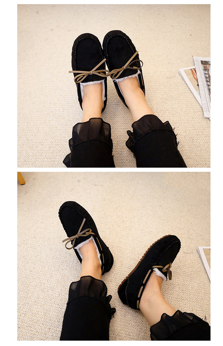 Autumn And Winter Pregnant Plus Size Shoes , Thick Plush Warm Cotton Soft Bottom Shoes