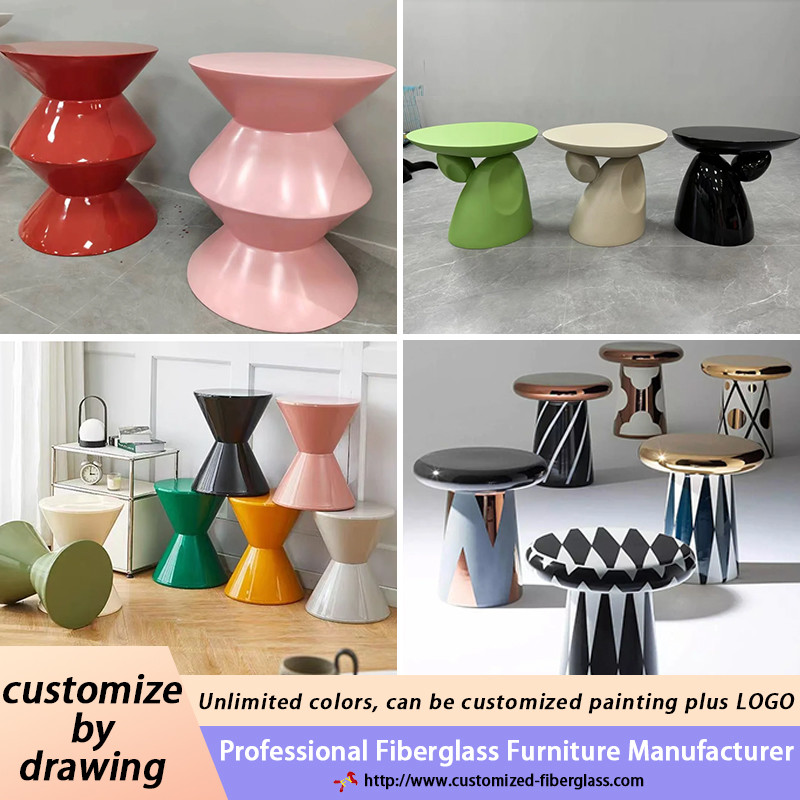 Modern Coffee Table Set Fiberglass Coffee Table for Living Room Bedroom