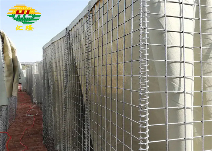 Robot Welded Hesco Defensive Barriers Hot Dipped Galvanized