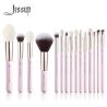 Buy cheap Metal Ferrule ISO9001 Essential Makeup Brushes Set Coated Birch Wood from wholesalers
